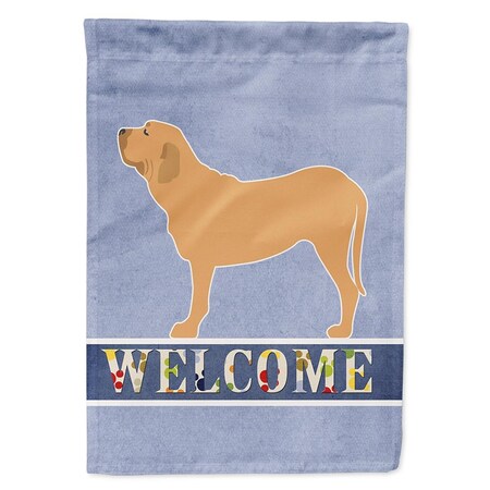 Carolines Treasures Fila Brasileiro Welcome Flag Canvas House Size BB5583CHF